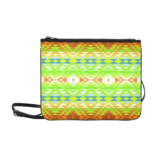 Taos Powwow 30 Slim Clutch Bag (Model 1668) Slim Clutch Bags (1668) e-joyer 