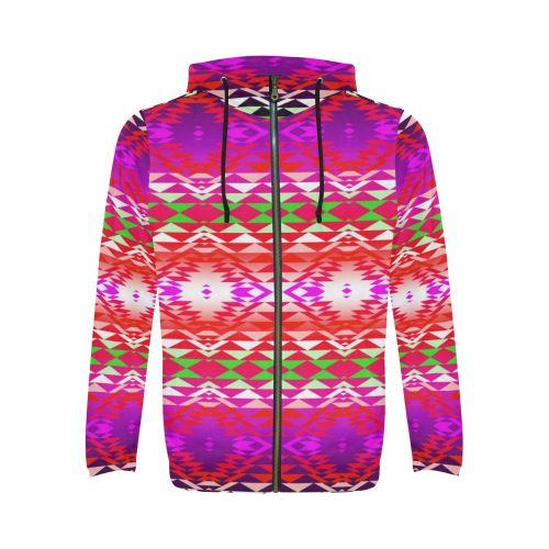 Taos Powwow 300 All Over Print Full Zip Hoodie for Men (Model H14) All Over Print Full Zip Hoodie for Men (H14) e-joyer 