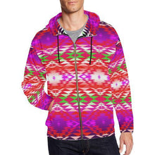 Load image into Gallery viewer, Taos Powwow 300 All Over Print Full Zip Hoodie for Men (Model H14) All Over Print Full Zip Hoodie for Men (H14) e-joyer 
