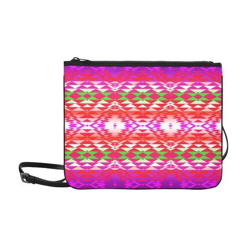 Taos Powwow 300 Slim Clutch Bag (Model 1668) Slim Clutch Bags (1668) e-joyer 