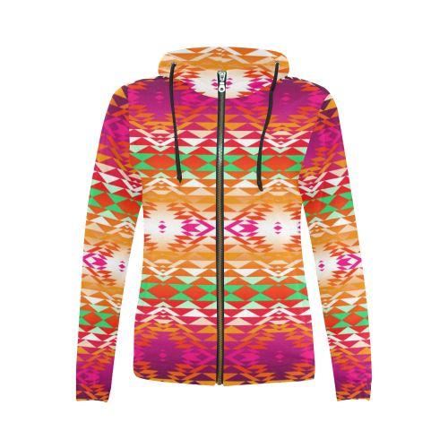 Taos Powwow 330 All Over Print Full Zip Hoodie for Women (Model H14) All Over Print Full Zip Hoodie for Women (H14) e-joyer 