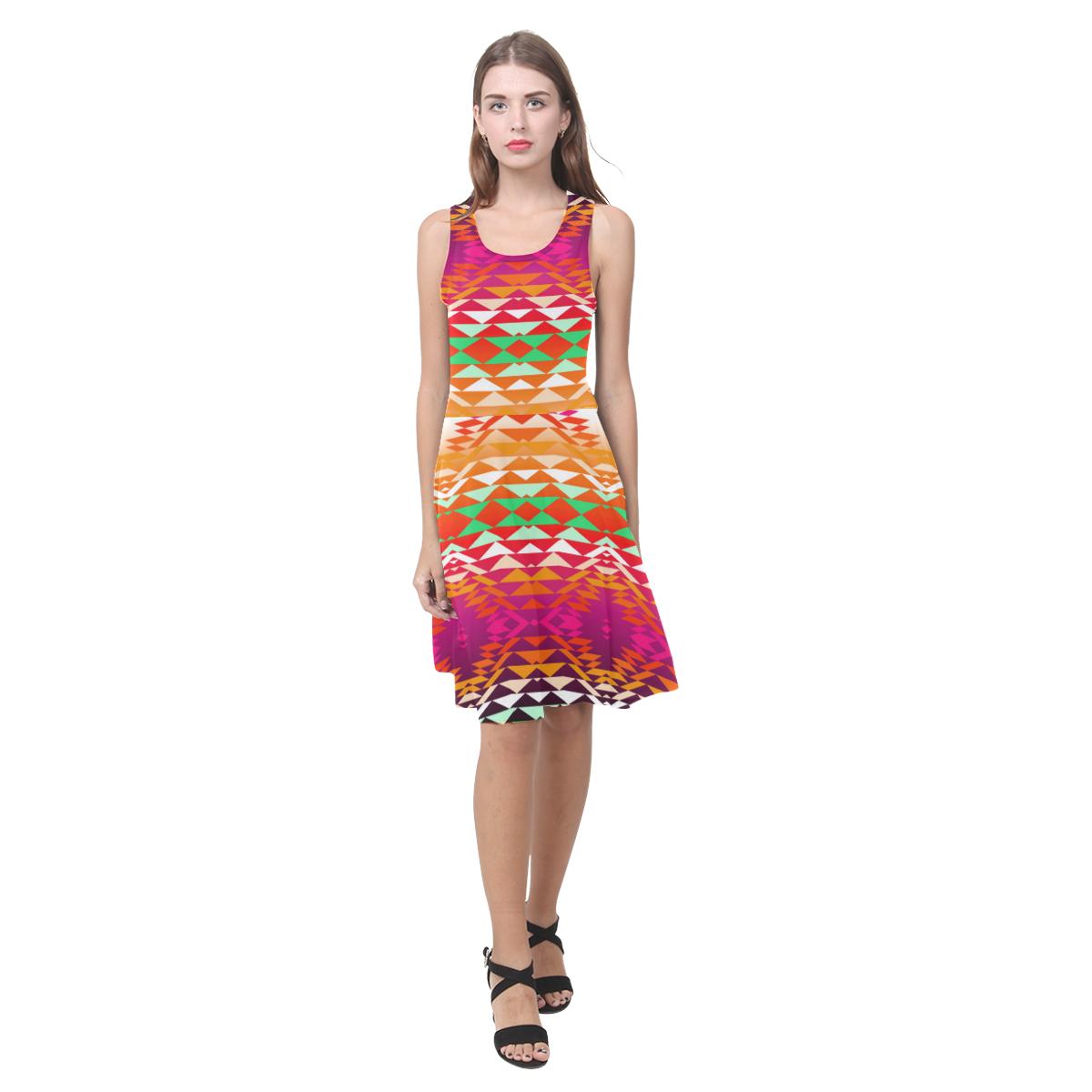 Taos Powwow 330 Atalanta Casual Sundress(Model D04) Atalanta Sundress (D04) e-joyer 