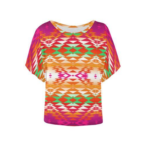 Taos Powwow 330 Batwing Blouse – Women's Top by 49 Dzine