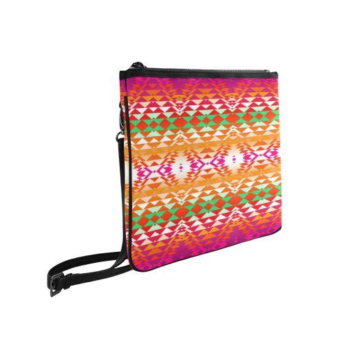 Taos Powwow 330 Slim Clutch Bag (Model 1668) Slim Clutch Bags (1668) e-joyer 