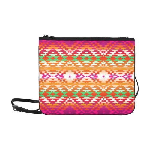 Taos Powwow 330 Slim Clutch Bag (Model 1668) Slim Clutch Bags (1668) e-joyer 