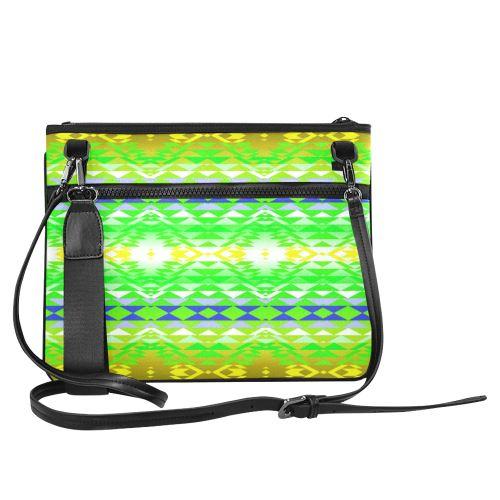 Taos Powwow 60 Slim Clutch Bag (Model 1668) Slim Clutch Bags (1668) e-joyer 