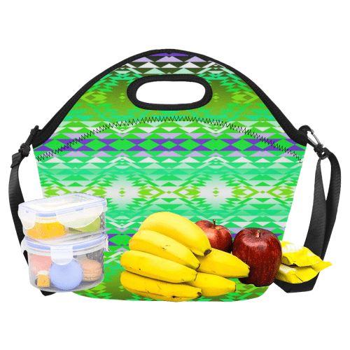 Taos Powwow 90 Neoprene Lunch Bag/Large (Model 1669) Neoprene Lunch Bag/Large (1669) e-joyer 