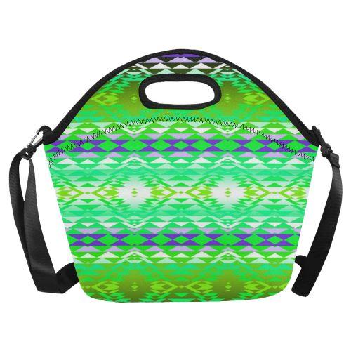 Taos Powwow 90 Neoprene Lunch Bag/Large (Model 1669) Neoprene Lunch Bag/Large (1669) e-joyer 