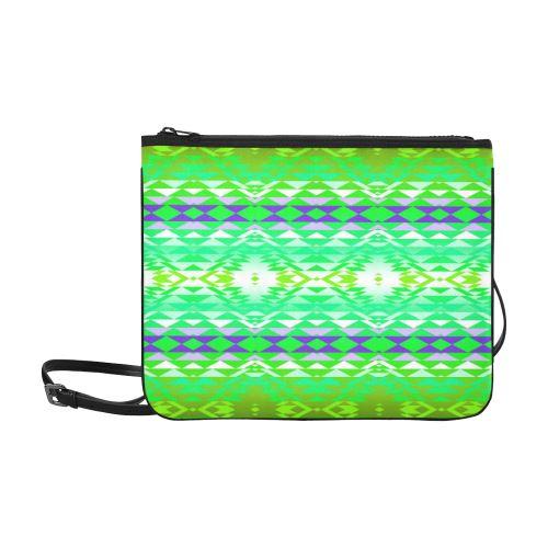 Taos Powwow 90 Slim Clutch Bag (Model 1668) Slim Clutch Bags (1668) e-joyer 