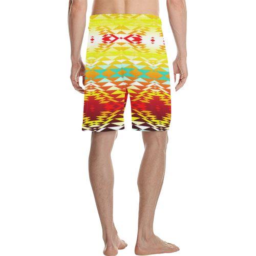 Taos Powwow Men's All Over Print Casual Shorts (Model L23) Men's Casual Shorts (L23) e-joyer 