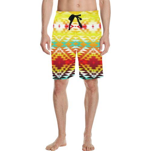 Taos Powwow Men's All Over Print Casual Shorts (Model L23) Men's Casual Shorts (L23) e-joyer 