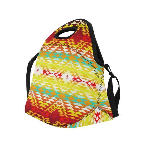 Taos Powwow Neoprene Lunch Bag/Large (Model 1669) Neoprene Lunch Bag/Large (1669) e-joyer 