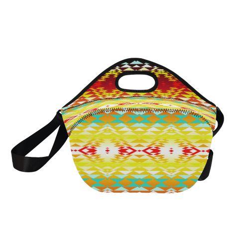 Taos Powwow Neoprene Lunch Bag/Large (Model 1669) Neoprene Lunch Bag/Large (1669) e-joyer 