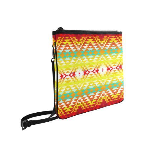 Taos Powwow Slim Clutch Bag (Model 1668) Slim Clutch Bags (1668) e-joyer 