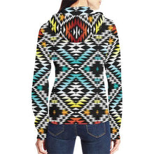 Load image into Gallery viewer, Taos Sunrise All Over Print Full Zip Hoodie for Women (Model H14) All Over Print Full Zip Hoodie for Women (H14) e-joyer 
