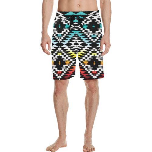 Taos Sunrise Men's All Over Print Casual Shorts (Model L23) Men's Casual Shorts (L23) e-joyer 