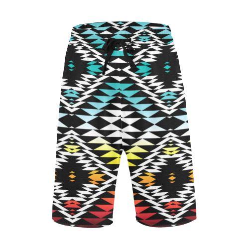 Taos Sunrise Men's All Over Print Casual Shorts (Model L23) Men's Casual Shorts (L23) e-joyer 