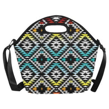 Load image into Gallery viewer, Taos Sunrise Neoprene Lunch Bag/Large (Model 1669) Neoprene Lunch Bag/Large (1669) e-joyer 
