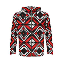 Load image into Gallery viewer, Taos Wool All Over Print Full Zip Hoodie for Men (Model H14) All Over Print Full Zip Hoodie for Men (H14) e-joyer 
