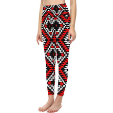 Load image into Gallery viewer, Taos Wool All Over Print High-Waisted Leggings (Model L36) High-Waisted Leggings (L36) e-joyer 
