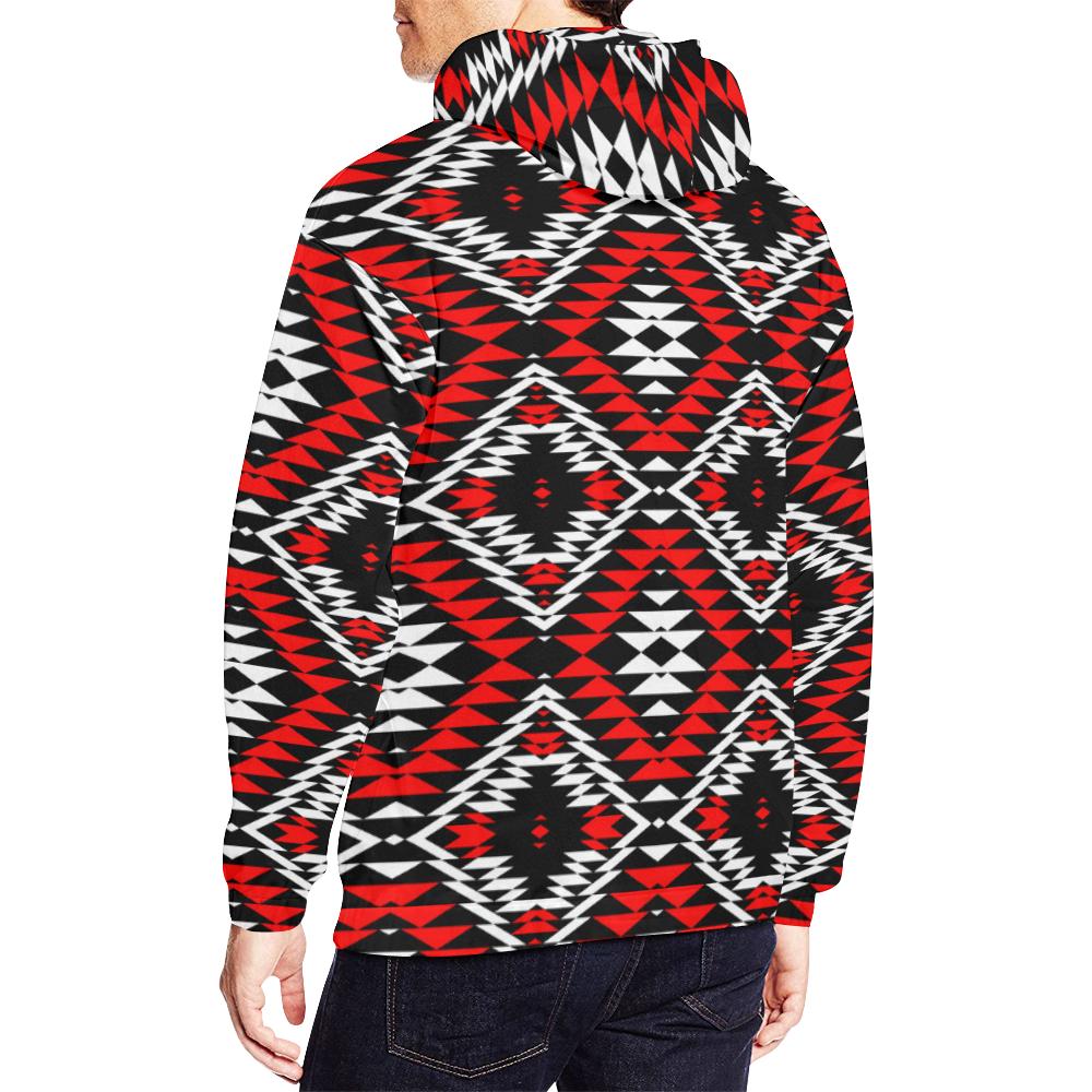 Taos Wool All Over Print Hoodie for Men (USA Size) (Model H13) All Over Print Hoodie for Men (H13) e-joyer 
