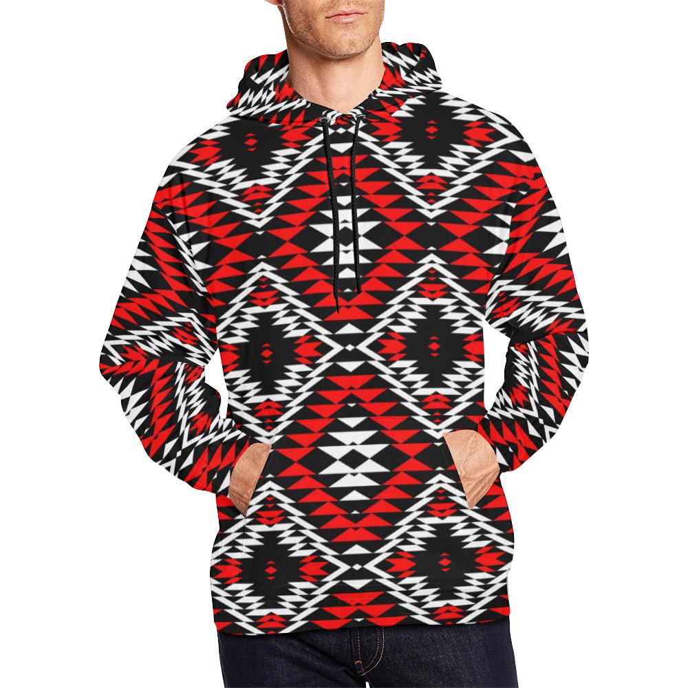 Taos Wool All Over Print Hoodie for Men (USA Size) (Model H13) All Over Print Hoodie for Men (H13) e-joyer 