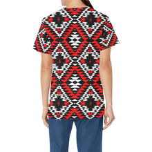 Load image into Gallery viewer, Taos Wool All Over Print Scrub Top Scrub Top e-joyer 
