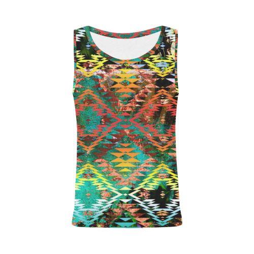 Taos Wool All Over Print Tank Top for Women (Model T43) All Over Print Tank Top for Women (T43) e-joyer 