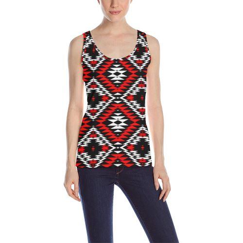 Taos Wool All Over Print Tank Top for Women (Model T43) All Over Print Tank Top for Women (T43) e-joyer 