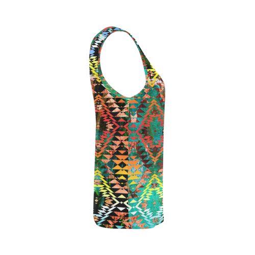 Taos Wool All Over Print Tank Top for Women (Model T43) All Over Print Tank Top for Women (T43) e-joyer 