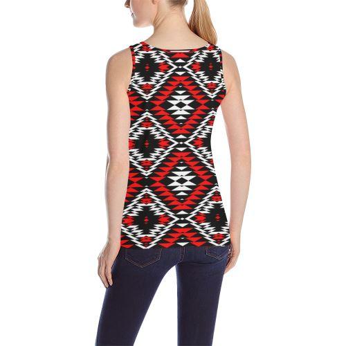 Taos Wool All Over Print Tank Top for Women (Model T43) All Over Print Tank Top for Women (T43) e-joyer 