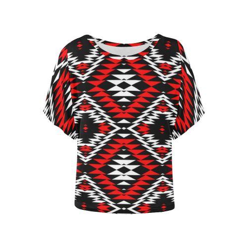 Taos Wool Batwing Blouse – Women's Top by 49 Dzine