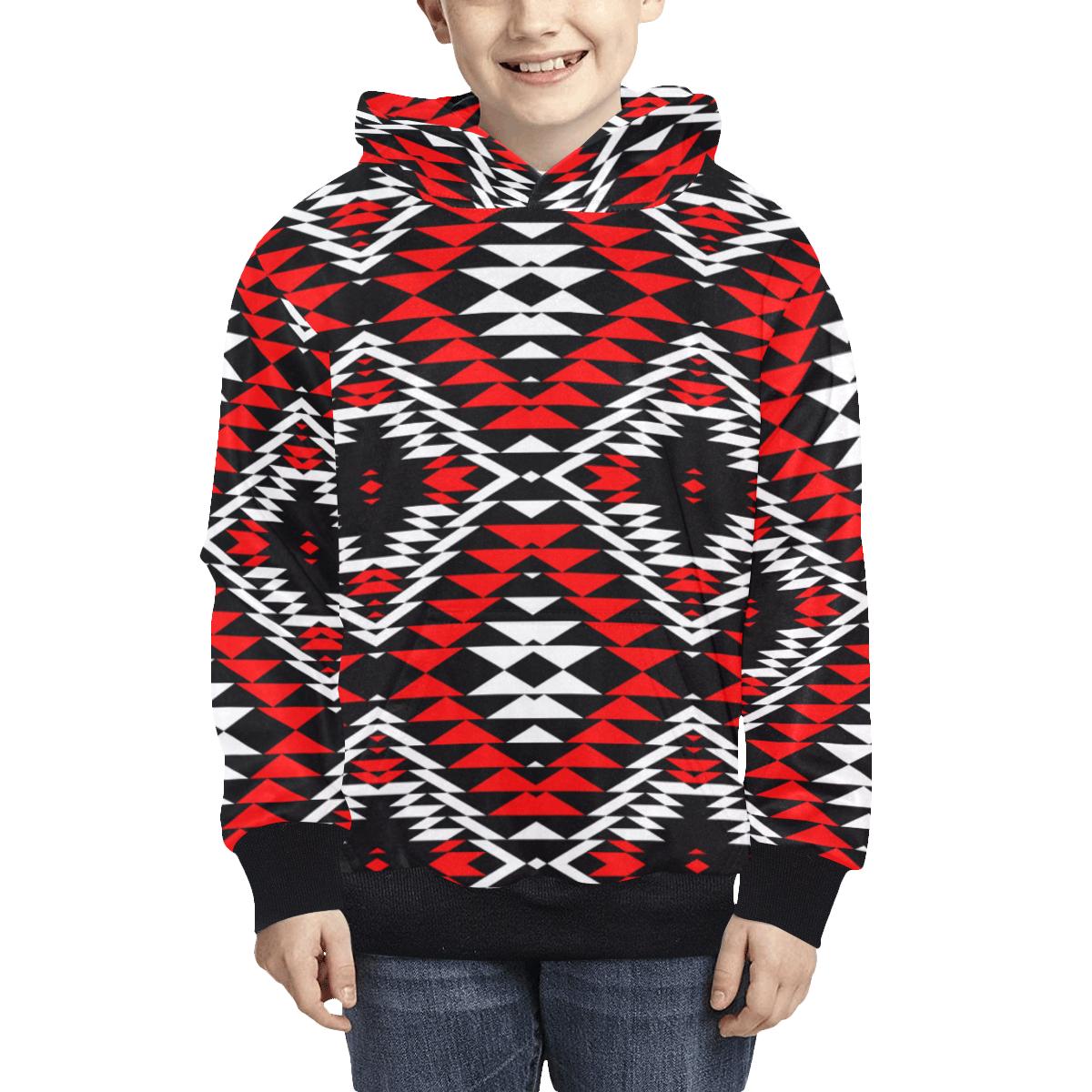 Taos Wool Kids' All Over Print Hoodie (Model H38) Kids' AOP Hoodie (H38) e-joyer 