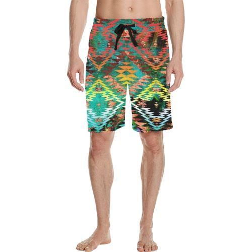 Taos Wool Men's All Over Print Casual Shorts (Model L23) Men's Casual Shorts (L23) e-joyer 