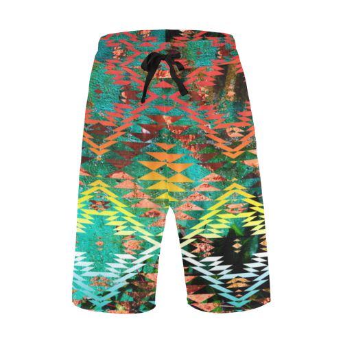 Taos Wool Men's All Over Print Casual Shorts (Model L23) Men's Casual Shorts (L23) e-joyer 