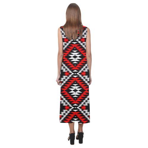 Taos Wool Phaedra Sleeveless Open Fork Long Dress (Model D08) Phaedra Sleeveless Open Fork Long Dress (D08) e-joyer 