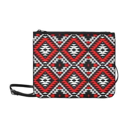 Taos Wool Slim Clutch Bag (Model 1668) Slim Clutch Bags (1668) e-joyer 