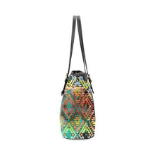 Load image into Gallery viewer, Taos Wool Tote Bag/Large (Model 1640) Leather Tote Bag (1640) e-joyer 
