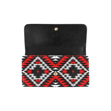 Load image into Gallery viewer, Taos Wool Women&#39;s Trifold Wallet (Model 1675) Women&#39;s Trifold Wallet e-joyer 
