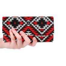 Load image into Gallery viewer, Taos Wool Women&#39;s Trifold Wallet (Model 1675) Women&#39;s Trifold Wallet e-joyer 
