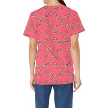 Load image into Gallery viewer, The Gathering All Over Print Scrub Top Scrub Top e-joyer 
