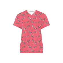 Load image into Gallery viewer, The Gathering All Over Print Scrub Top Scrub Top e-joyer 
