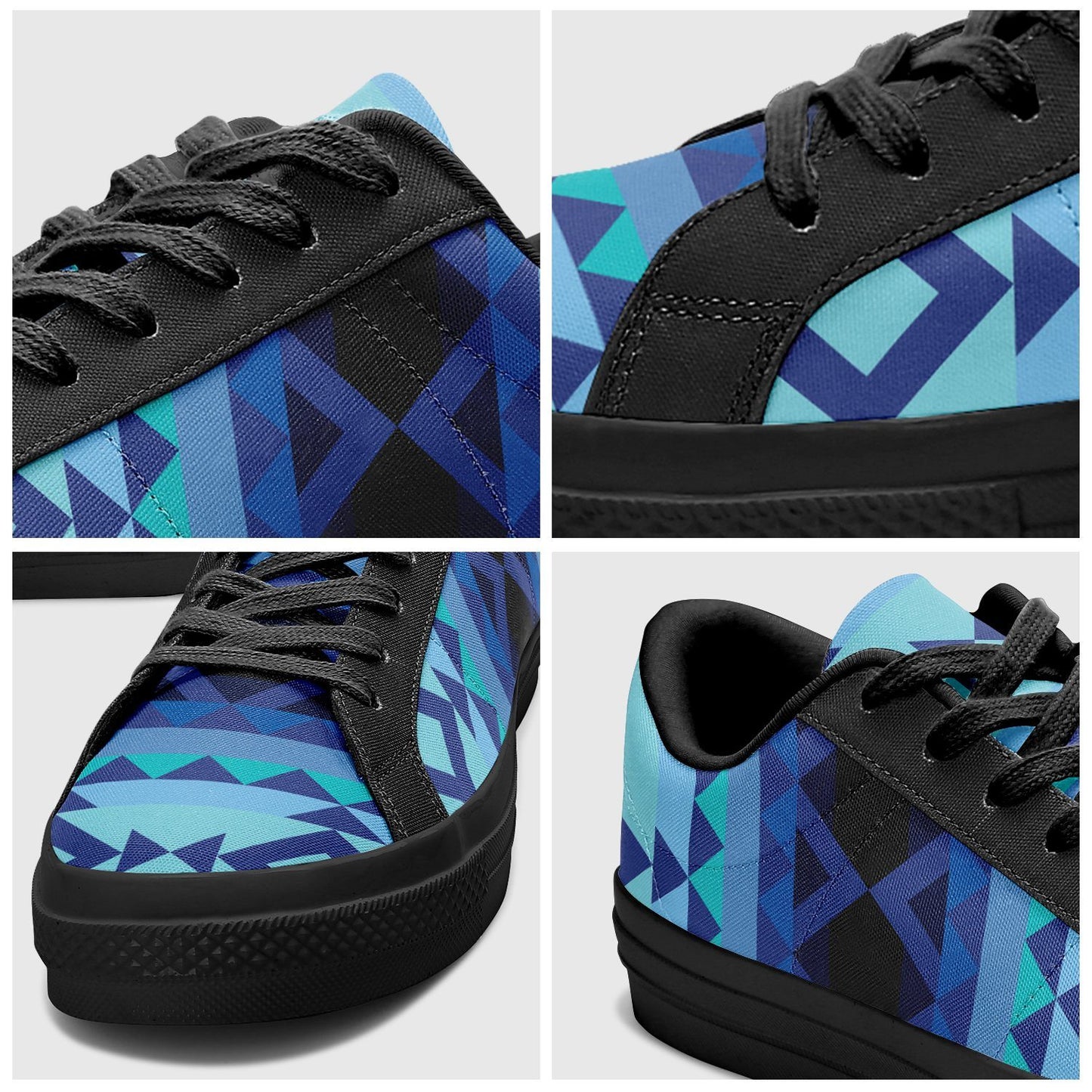 Tipi Aapisi Low Top Canvas Shoes Black Sole aapisi Herman 