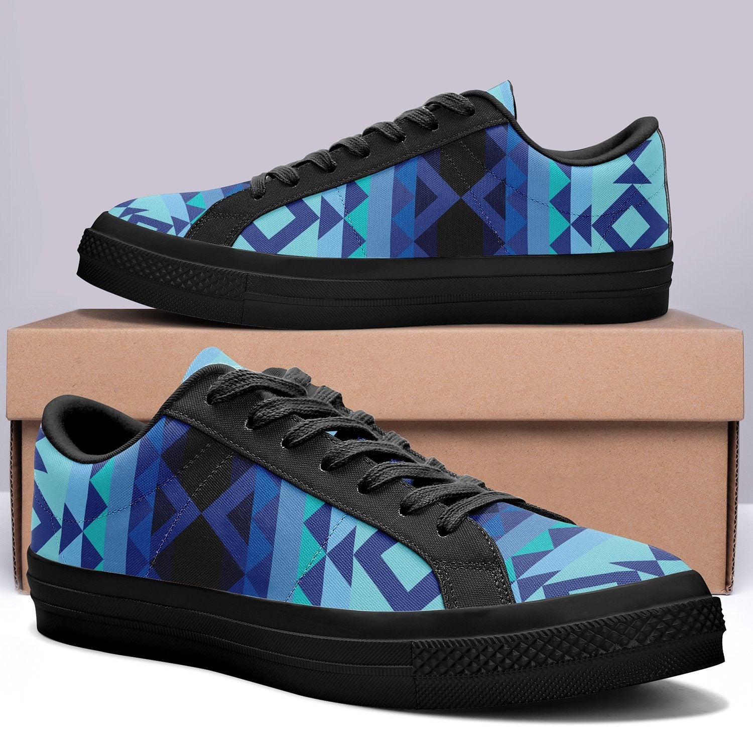 Tipi Aapisi Low Top Canvas Shoes Black Sole aapisi Herman 