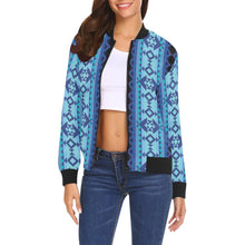 Load image into Gallery viewer, Tipi All Over Print Bomber Jacket for Women (Model H19) All Over Print Bomber Jacket for Women (H19) e-joyer 
