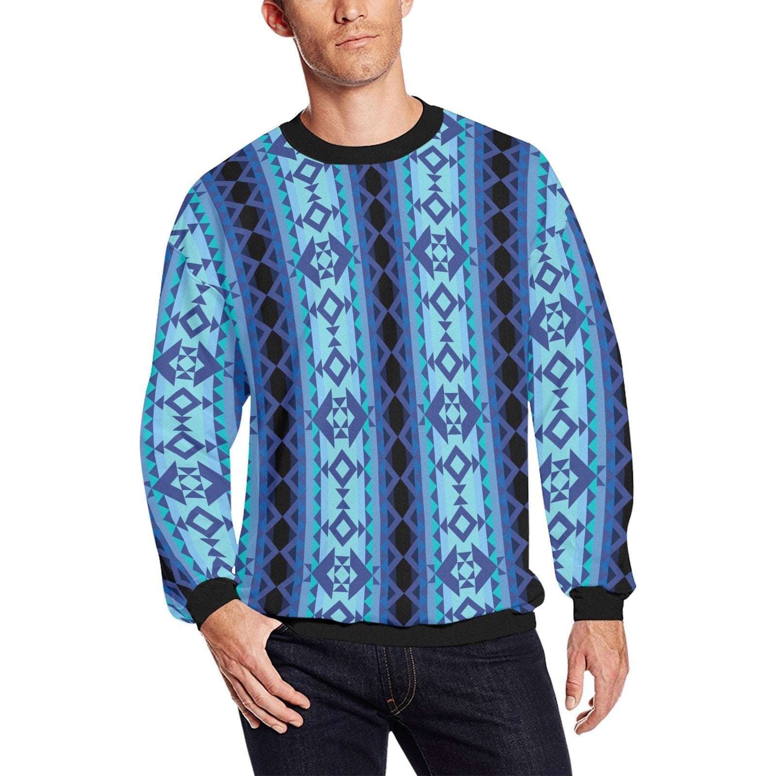 Tipi All Over Print Crewneck Sweatshirt for Men (Model H18) shirt e-joyer 