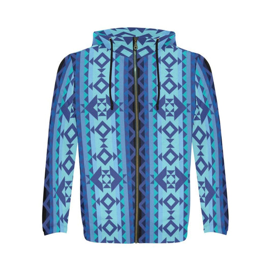 Tipi All Over Print Full Zip Hoodie for Men (Model H14) All Over Print Full Zip Hoodie for Men (H14) e-joyer 