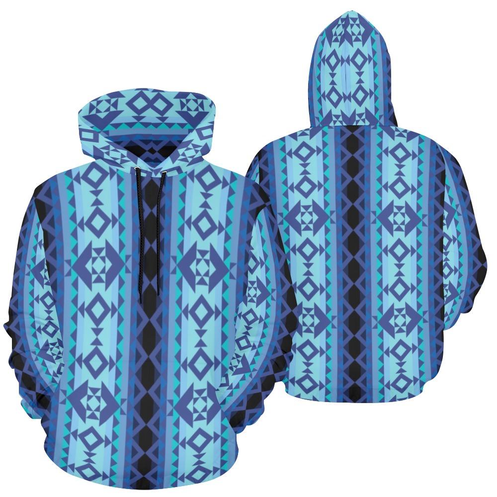 Tipi All Over Print Hoodie for Women (USA Size) (Model H13) All Over Print Hoodie for Women (H13) e-joyer 