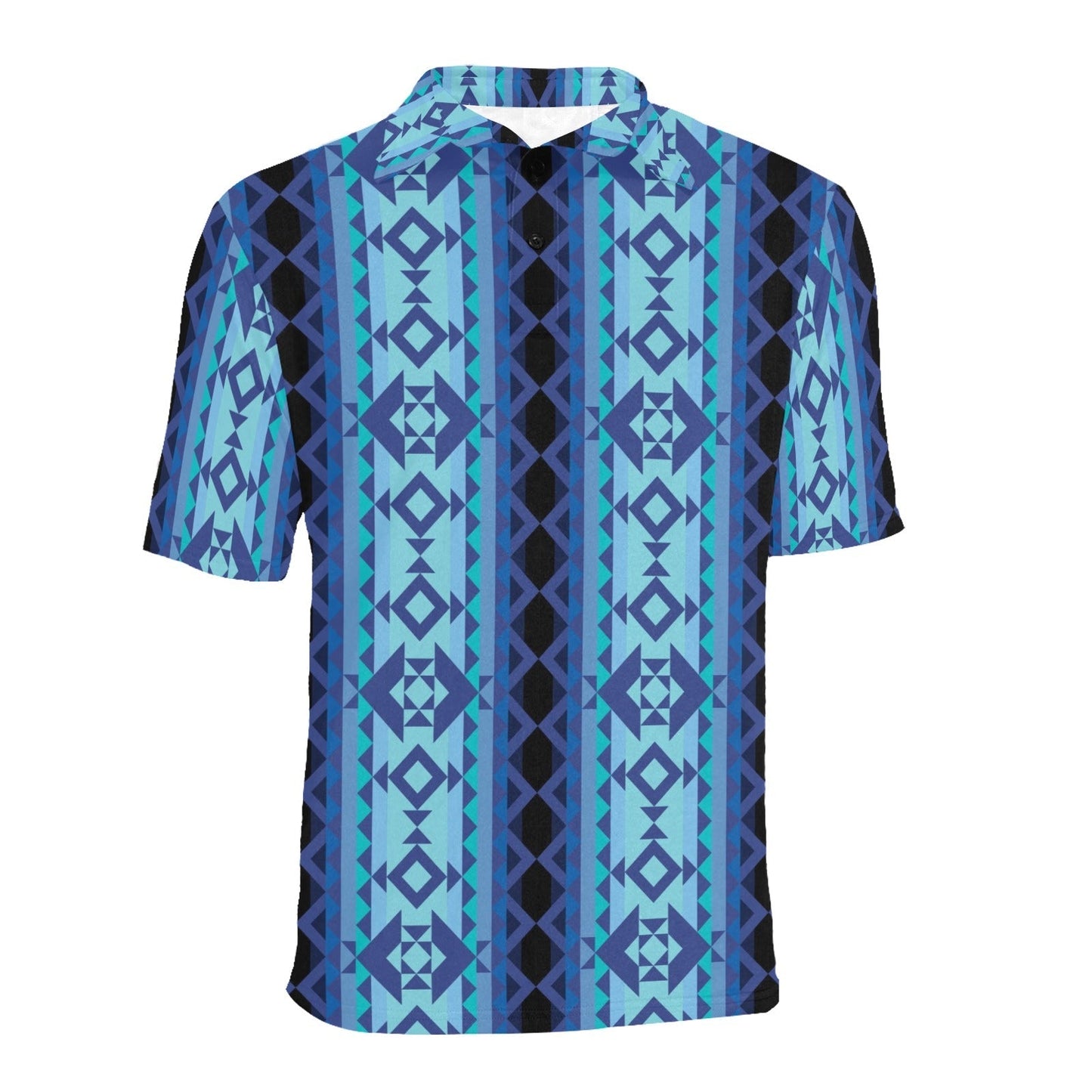 Tipi Men's All Over Print Polo Shirt (Model T55) Men's Polo Shirt (Model T55) e-joyer 