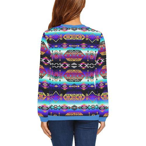 Trade Route Master All Over Print Crewneck Sweatshirt for Women (Model H18) Crewneck Sweatshirt for Women (H18) e-joyer 